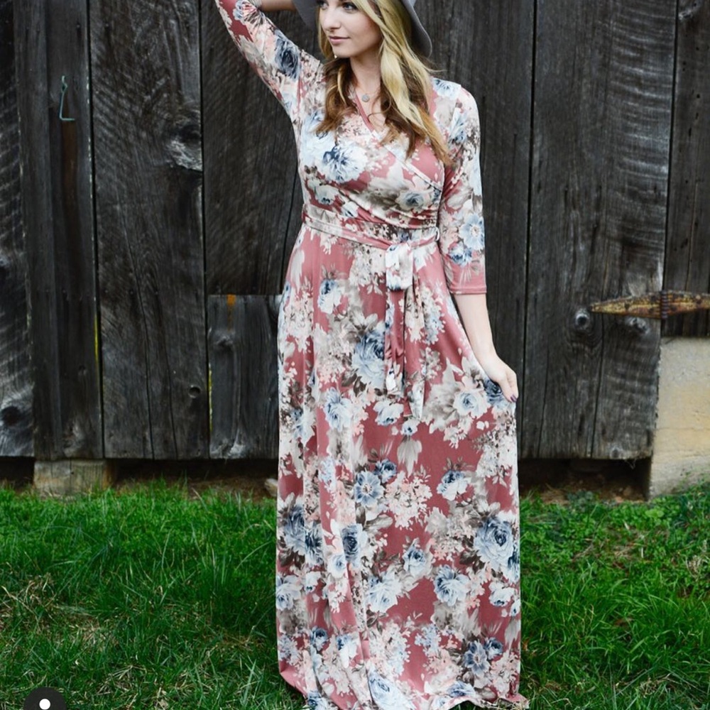Pink Blush Maxi Dress
